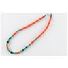Navajo Coral & Turquoise Beaded Necklace