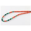 Image 2 : Navajo Coral & Turquoise Beaded Necklace