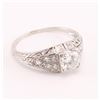 Image 4 : Vintage Art Deco Diamond Ring Set