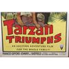 Image 2 : Premier Size Lobby Poster for "Tarzan Triumphs"