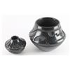 Image 2 : Two Black Ware Incised Santa Clara Pots