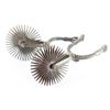 Image 2 : Large Rowel Silver Overlaid Spurs