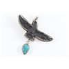 Carved Bone Eagle Pendant
