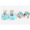 Image 3 : 2 Pairs Turquoise Earrings