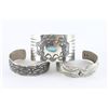 Image 2 : Lot of 3 Native American Cuff Bracelets