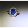 Vintage Linde Star Blue Sapphire and Diamond