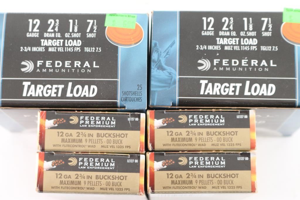 Federal Shells Box Federal 12 Gauge Shotgun Shells