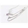Image 2 : Adorable Heart Shaped Amethyst Necklace
