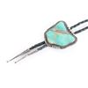 Image 2 : Sterling Silver Turquoise Bolo Tie
