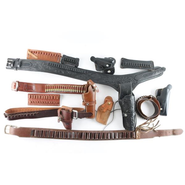 Lot of Holsters and Belts