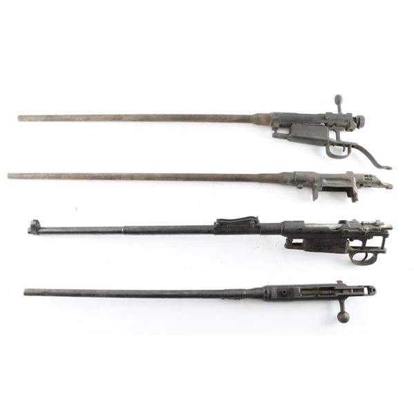 Lot of 4 Military Rifle Actions