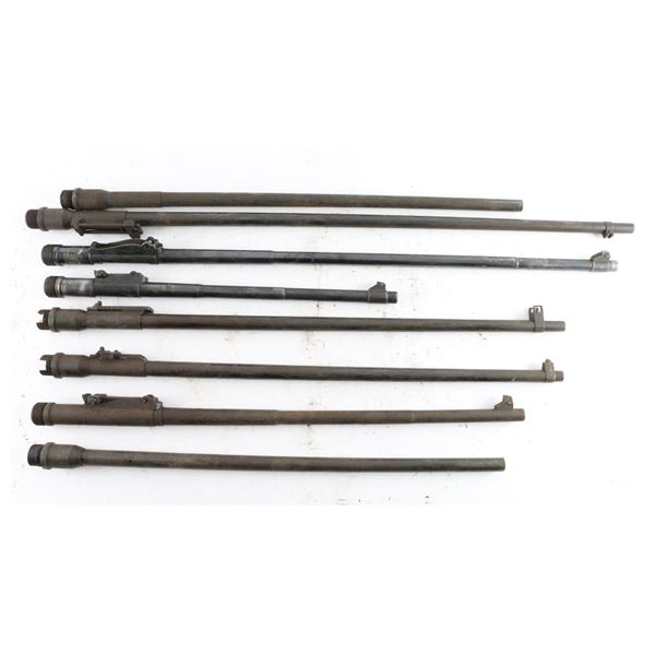 Lot of 8 Military Rifle Barrels
