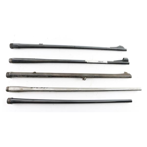 Lot of 5 Mauser Sporter Barrels