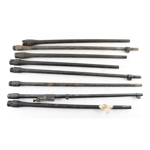 Lot of 8 British Enfield Barrels