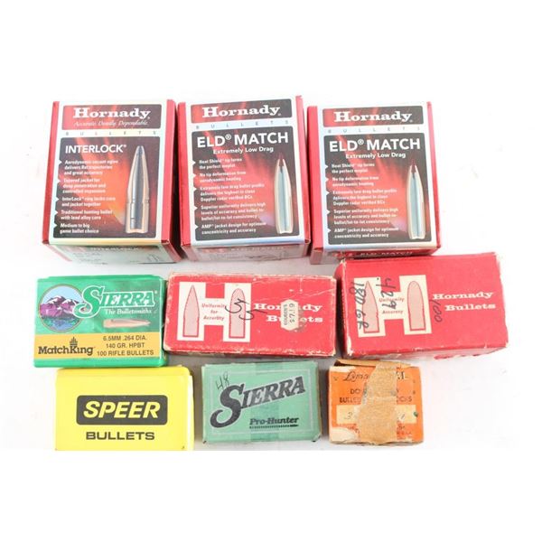 Lot of misc. bullets in boxes