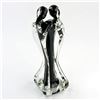 Image 3 : VTG EMBRACING COUPLE - ABSTRACT ART GLASS VASE