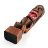 Image 3 : VINTAGE 18.75” TIKI TOTEM WOOD CARVING SCULPTURE