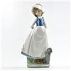 Image 1 : NAO LLADRO DAISA CHEER ME UP GIRL DOG SCULPTURE