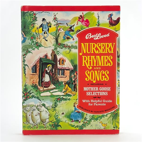 VINTAGE BEST LOVED NURSERY RHYMES & SONGS BOOK