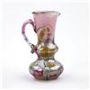 Image 1 : HAND BLOWN MINIATURE STUDIO ART GLASS PITCHER