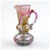 Image 4 : HAND BLOWN MINIATURE STUDIO ART GLASS PITCHER