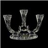 Image 3 : PAIR OF VINTAGE BUDER CRYSTAL CANDLE HOLDERS