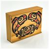 Image 2 : FIRST NATIONS CLARENCE WELLS? - SALMON BOX ART