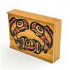 Image 3 : FIRST NATIONS CLARENCE WELLS? - SALMON BOX ART