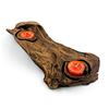 Image 1 : BURL WOOD TEA LIGHT CANDLE HOLDER SCULPTURE