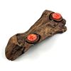 Image 2 : BURL WOOD TEA LIGHT CANDLE HOLDER SCULPTURE