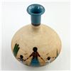 Image 2 : VTG TONALA MEXICAN POTTERY FOLK ART VASE - SIGNED