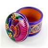 Image 2 : MEXICAN FOLK ART TERRACOTTA JEWELRY TRINKET BOX