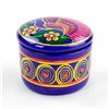 Image 3 : MEXICAN FOLK ART TERRACOTTA JEWELRY TRINKET BOX