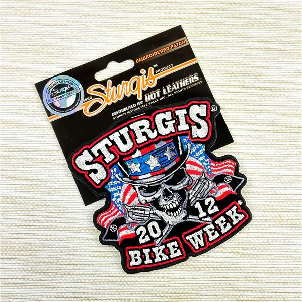 STURGIS 72ND ANNUAL 2012 BIKER RALLY PATCH - NEW