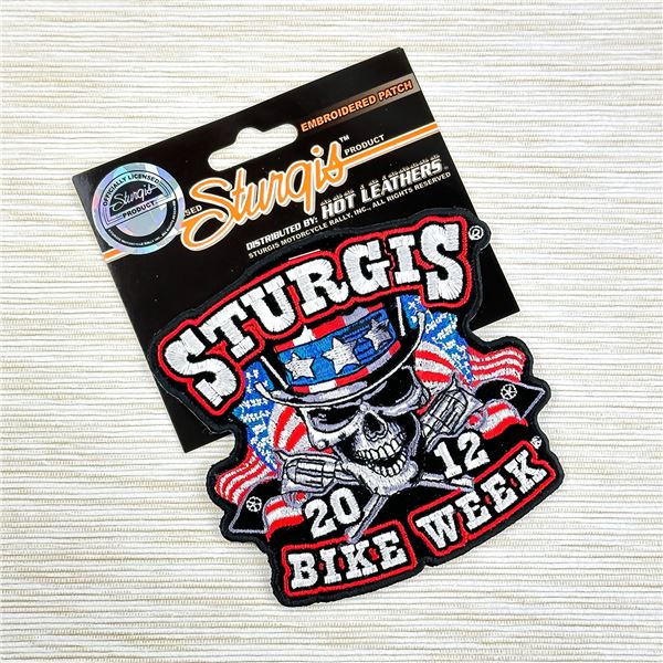 STURGIS 72ND ANNUAL 2012 BIKER RALLY PATCH - NEW