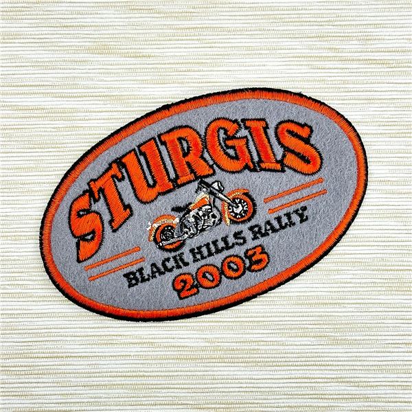 STURGIS 63RD ANNUAL 2003 BIKER RALLY PATCH - NEW