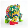 Image 5 : WOODEN FOLK ART FROG SCULPTURE - COIN BANK