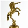 Image 2 : VINTAGE BRASS UNICORN BELL - MYTHICAL HORSE