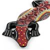 WOODEN DOT PAINTED GECKO LIZARD WALL DECOR