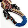 Image 4 : WOODEN DOT PAINTED GECKO LIZARD WALL DECOR