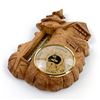 Image 2 : CHALET BAROMETER THERMOMETER WOOD CARVING