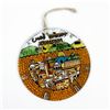 Image 1 : ANDREAS MEYER FUSED ART GLASS ORNAMENT - ISRAEL