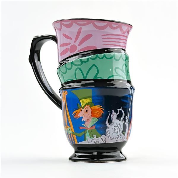 DISNEY ALICE IN WONDERLAND CUP MUG MAD HATTER