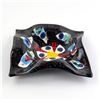 Image 3 : HAND BLOWN STUDIO ART GLASS DISH SCULPTURE