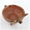 Image 8 : HAND CRAFTED 3-LEGGED RED CLAY POTTERY PIG BOWL