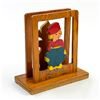 Image 2 : VINTAGE WOODEN DUTCH GIRL & BOY NAPKIN HOLDER