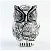 Image 2 : HAND CRAFTED TONALA STYLE OWL PIGGY COIN BANK