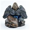 Image 5 : HAND CRAFTED ANGEL LION & LAMB CERAMIC FIGURINE