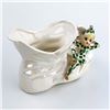 Image 1 : VINTAGE ESD CERAMIC PIXIE FIGURE ON SHOE PLANTER