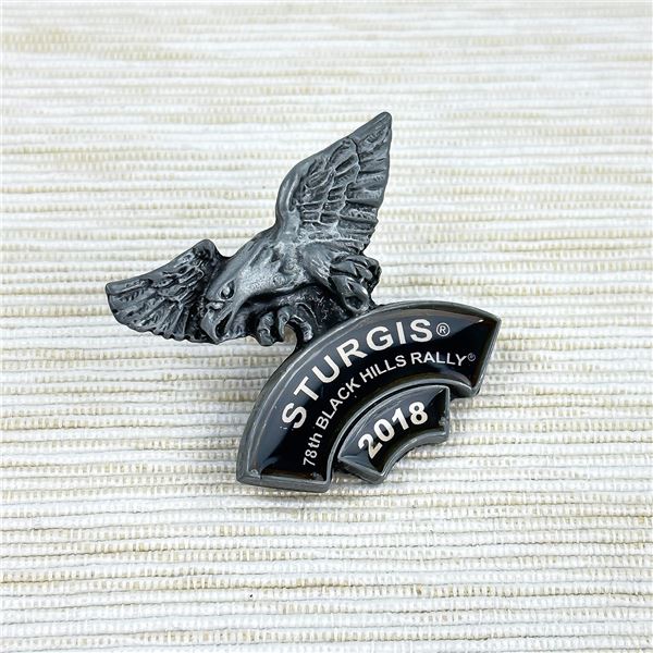 STURGIS 78TH ANNUAL BIKER RALLY EAGLE PIN - NEW